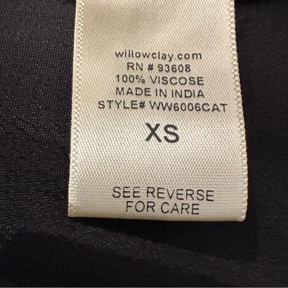 Willow & Clay Beaded Black Tank/Cami, Size XS, MSRP $79 - Picture 5 of 6